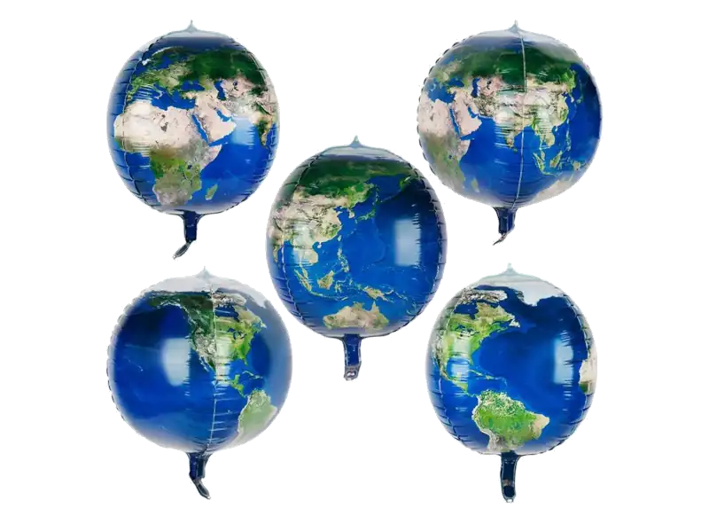 Фольгированный шар в виде глобуса Земли